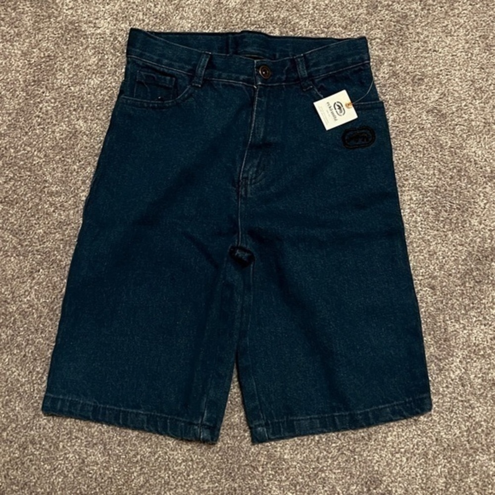 Ecko Unlimited Blue Jean Shorts Relaxed Fit Size 10